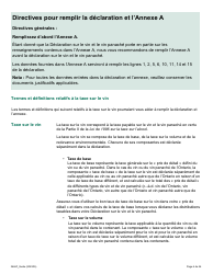 Forme 3466F Guide Relatif a La Declaration Sur Le Vin Et Le Vin Panache - Ontario, Canada (French), Page 6