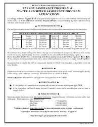 Form 2824-EL Energy Assistance Application - Nevada, Page 2