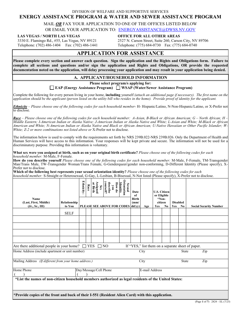 Form 2824 El Fill Out Sign Online And Download Fillable Pdf Nevada Templateroller 7883