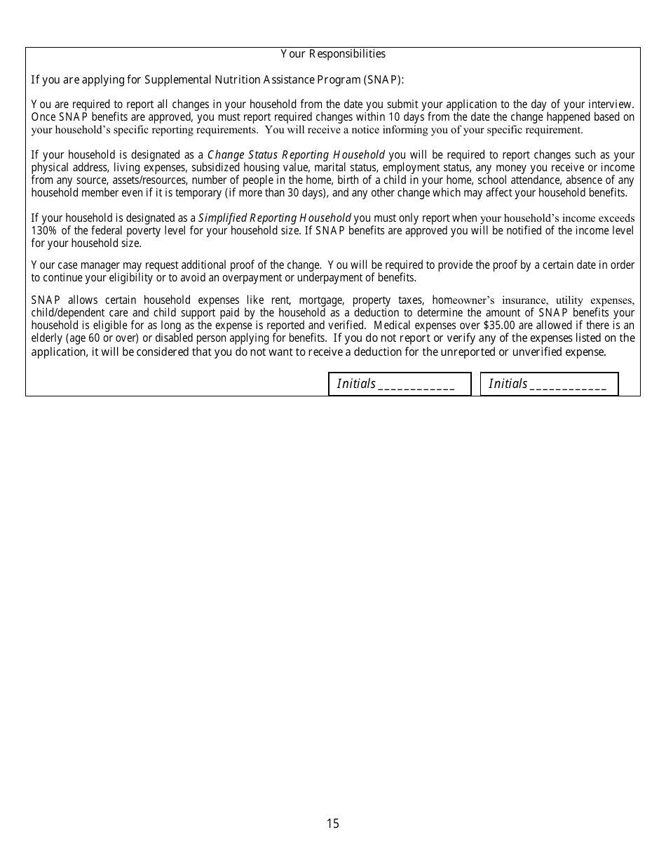 Form 2905-EG Application for Assistance - Nevada, Page 15