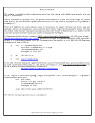 Form 2905-EG Application for Assistance - Nevada, Page 2