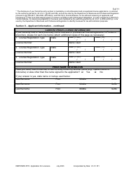 Form DBPR MRS0701 Application for Licensure - Florida, Page 6
