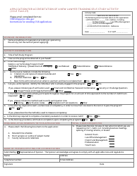 Document preview: CCLE Form 27 Application for Accreditation of a New Lawyer Training Self-study Activtiy - Ohio
