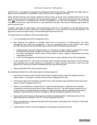 CCLE Form 27 Application for Accreditation of a New Lawyer Training Self-study Activtiy - Ohio, Page 2