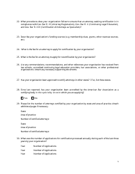 Form SCO-ASD-OAS-1111 Application for Reaccreditation as a Certifying Agency for Attorneys as Specialists in Ohio - Ohio, Page 5