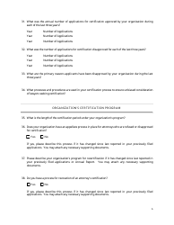 Form SCO-ASD-OAS-1111 Application for Reaccreditation as a Certifying Agency for Attorneys as Specialists in Ohio - Ohio, Page 6