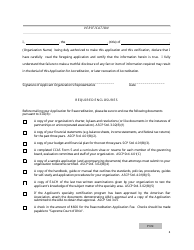 Form SCO-ASD-OAS-1111 Application for Reaccreditation as a Certifying Agency for Attorneys as Specialists in Ohio - Ohio, Page 8