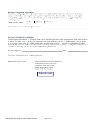 Form SCO-CSC-0001 Internship Application - Ohio, Page 3