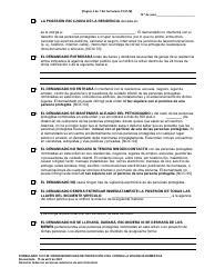 Formulario 10.01-M Orden Modificada De Proteccion Civil Contra La Violencia Domestica - Ohio (Spanish), Page 3