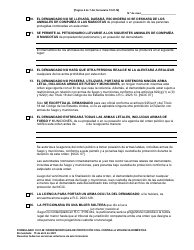 Formulario 10.01-M Orden Modificada De Proteccion Civil Contra La Violencia Domestica - Ohio (Spanish), Page 4