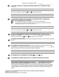 Formulario 10.01-M Orden Modificada De Proteccion Civil Contra La Violencia Domestica - Ohio (Spanish), Page 5