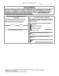 Formulario 10.01-M Orden Modificada De Proteccion Civil Contra La Violencia Domestica - Ohio (Spanish), Page 7