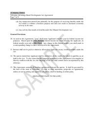 Nebraska Advantage Rural Development Act Agreement - Livestock Modernization - Sample - Nebraska, Page 7