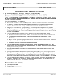 Form LIC9128 Foster Family Agency Program Statement - California, Page 11