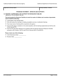 Form LIC9128 Foster Family Agency Program Statement - California, Page 18