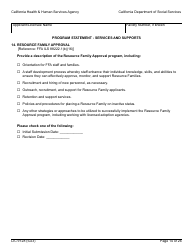 Form LIC9128 Foster Family Agency Program Statement - California, Page 20