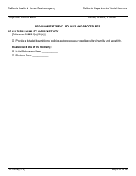 Form LIC9128 Foster Family Agency Program Statement - California, Page 21