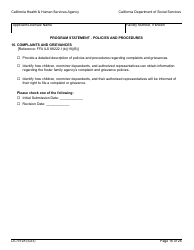 Form LIC9128 Foster Family Agency Program Statement - California, Page 22