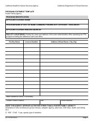 Form LIC9128 Foster Family Agency Program Statement - California, Page 4