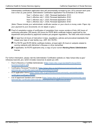 Form LIC9214 Application for Administration Certication - Administrator Certification Program - California, Page 3