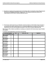 Form LIC9283 Infection Control Plan - Adult Day Programs - California, Page 3