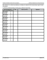 Form LIC9283 Infection Control Plan - Adult Day Programs - California, Page 5