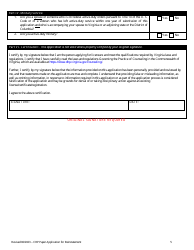 Application for Reinstatement Certified Rehabilitation Provider - Virginia, Page 5