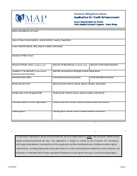 Application for Credit Enhancement - Ohio Market Access Program - Ohio, Page 2