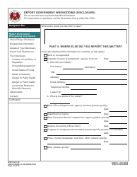 OSC Form 14 Report Government Wrongdoing (Disclosure), Page 12