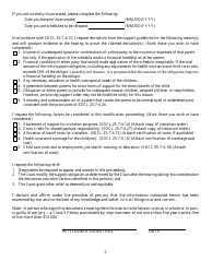 Form DSS-SE-415 Petition for Modification of Child Support Obligation - South Dakota, Page 5