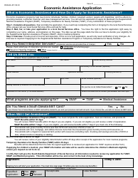 Document preview: Form DSS-EA-301 Economic Assistance Application - South Dakota