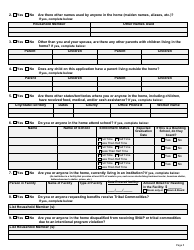 Form DSS-EA-301 Economic Assistance Application - South Dakota, Page 5