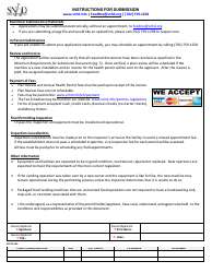 Vending Machine Health Permit Application - Nevada, Page 2