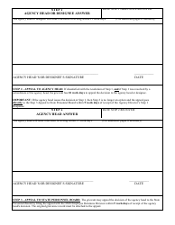 SPS Form 9A Grievance Record - Nebraska, Page 3