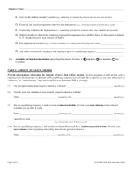Form WH-384 Certification for Military Family Leave for Qualifying Exigency Under the Family and Medical Leave Act, Page 3