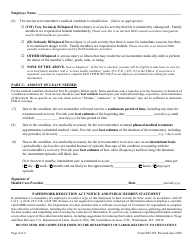 Form WH-385 Certification for Serious Injury or Illness of a Current Servicemember for Military Caregiver Leave Under the Family and Medical Leave Act, Page 4