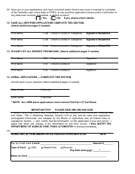 Form ID Application for Pesticide Applicator License - Oklahoma, Page 3