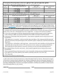 Form AEMS144 Expansion Poultry Feeding Operation (Pfo) Application - Oklahoma, Page 2