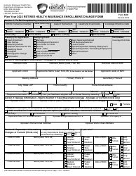 Form 6200 Retiree Health Insurance Enrollment/Change Form - Kentucky