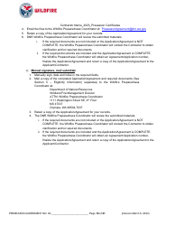 Operations Preseason Application/Agreement - Washington, Page 10