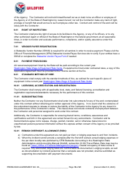 Operations Preseason Application/Agreement - Washington, Page 16