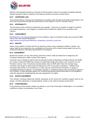 Operations Preseason Application/Agreement - Washington, Page 21