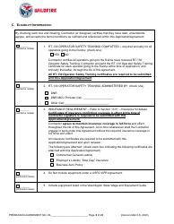 Operations Preseason Application/Agreement - Washington, Page 3