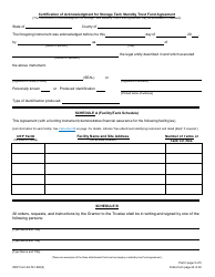 DEP Form 62-761.900(3) Part H Storage Tank Standby Trust Fund Agreement - Florida, Page 5