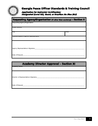 Application for Instructor Certification: Designated (Level Iid), Guest, or Brazilian Jiu Jitsu (Bjj) - Georgia (United States), Page 4