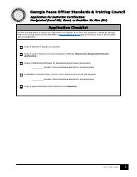 Application for Instructor Certification: Designated (Level Iid), Guest, or Brazilian Jiu Jitsu (Bjj) - Georgia (United States), Page 5