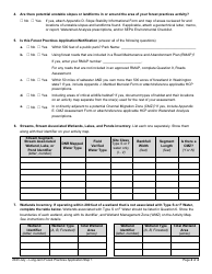 Long-Term Forest Practices Application - Step 1 - Resource and Road Assessment - Eastern/Western Washington - Washington, Page 2