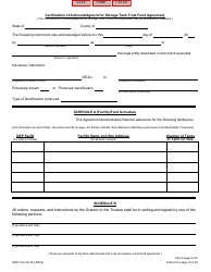 DEP Form 62-761.900(3) Part G Storage Tank Trust Fund Agreement - Florida, Page 5