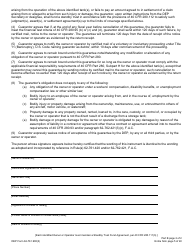 DEP Form 62-761.900(3) Part B Storage Tank Guarantee - Florida, Page 2