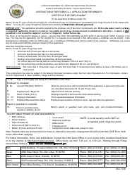 Document preview: Form CL-1 Application for Minor's Certificate of Employment - Hawaii
